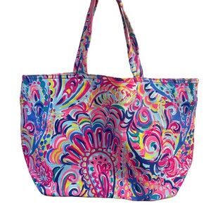 Lilly Pulitzer Palm Beach Tote - Psychedelic Sushine